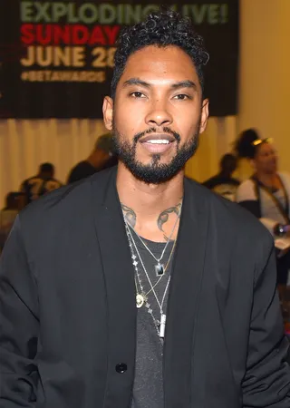 Miguel Stops by the Radio Broadcast Center  - Miguel makes an appearance on day 1 of the Radio Broadcast Center to mix and mingle with the radio deejays. (Photo: Alberto Rodriguez/BET/Getty Images for BET)