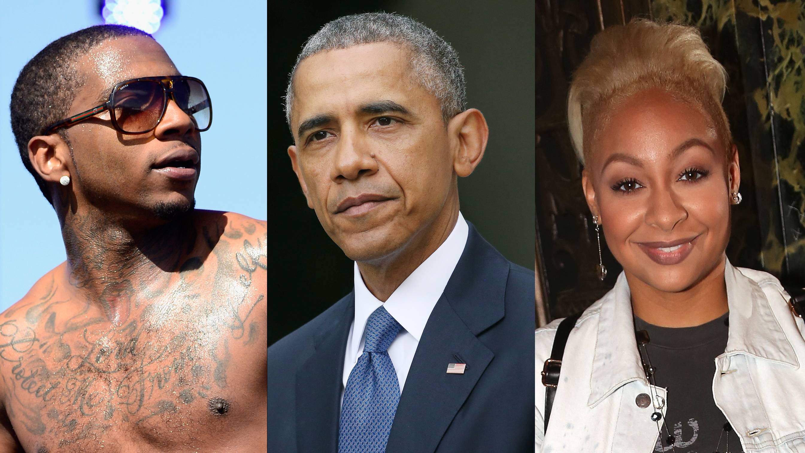 #LoveWins - President Obama, Lil B and Raven Symone are just a few folks who have responded to the Supreme Court’s ruling that same-sex marriage has been extended to all 50 states. Take a look at several other responses on Twitter.  (Photos from Left: Frazer Harrison/Getty Images for Coachella, Mark Wilson/Getty Images, Bruce Glikas/FilmMagic)