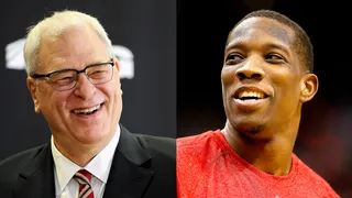 Knicks Trade for Eric Bledsoe - Would the New York Knicks consider trading their No. 4 pick down on draft night to the Phoenix Suns for point guard Eric Bledsoe?&nbsp;That's been one of the many rumored reports. Phil Jackson and the Knicks desperately need a point guard to run the show. Do they pull the trigger on this move or hope and pray they land D'Angelo Russell?(Photos from Left: Maddie Meyer/Getty Images, Christian Petersen/Getty Images)