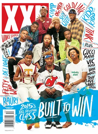 XXL Freshman Cover (June 2015) - Fetty Wap covers the always higly anticipated XXL Freshman cover alongside DeJ Loaf, Vince Staples and other notable newcomers.(Photo: XXL Magazine, July 2015)