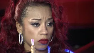 Come Again! - Keyshia isn't here for a meeting with her sister.(Photo: BET)