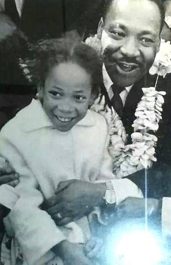 Sheyann Webb and Martin Luther King