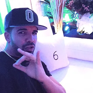 Drake, @champagnepapi - He's the king of &quot;The 6&quot; and this music game. Ain't no stopping the legend that is Drake.&nbsp;  (Photo: Drake via Instagram)