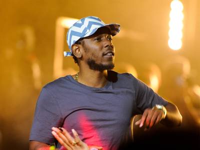 &quot;The Blacker the Berry&quot; - In context, this single sounds more urgent. Kendrick, further out into the diaspora –– to hip hop's dancehall roots with Assassin on the vocals –– reminds, he's the &quot;biggest hypocrite in 2015.&quot; Ain't nothing sweet about this juice. OJ.(Photo: Noel Vasquez/WireImage)