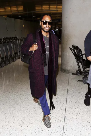 Miguel - Miguel made a rare appearance departing LAX airport in Los Angeles.(Photo:&nbsp;PacificCoastNews)