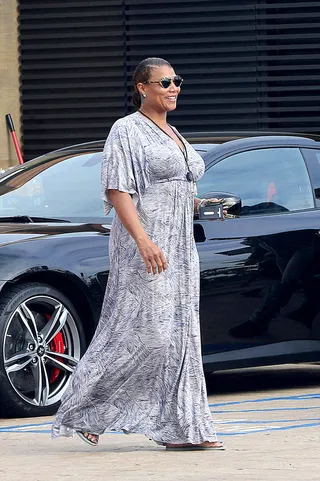 Queen Latifah - Queen Latifah visited Malibu Nobu for a Memorial Day meal in Los Angeles. (Photo: PacificCoastNews)
