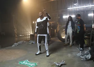 Praise Him for the Bars Being on Fleek - Yes, the bars entered the building.&nbsp; (Photo: Bennett Raglin/BET/Getty Images for BET)