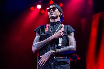 August Alsina Delivering Some Testimonies - New Orleans native August Alsina gave the crowd a taste of &quot;Hold You Down.&quot;(Photo: Josh Brasted/WireImage)