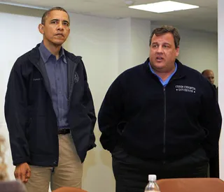 With Friends Like Obama - Republicans still haven't forgiven New Jersey Gov. Chris Christie for embracing the president's support after Superstorm Sandy. Now the Conservative Political Action Conference is not inviting him to speak at its annual conference in March despite a 73 percent approval rating in a Democratic state and national appeal. (Photo: REUTERS/Larry Downing)