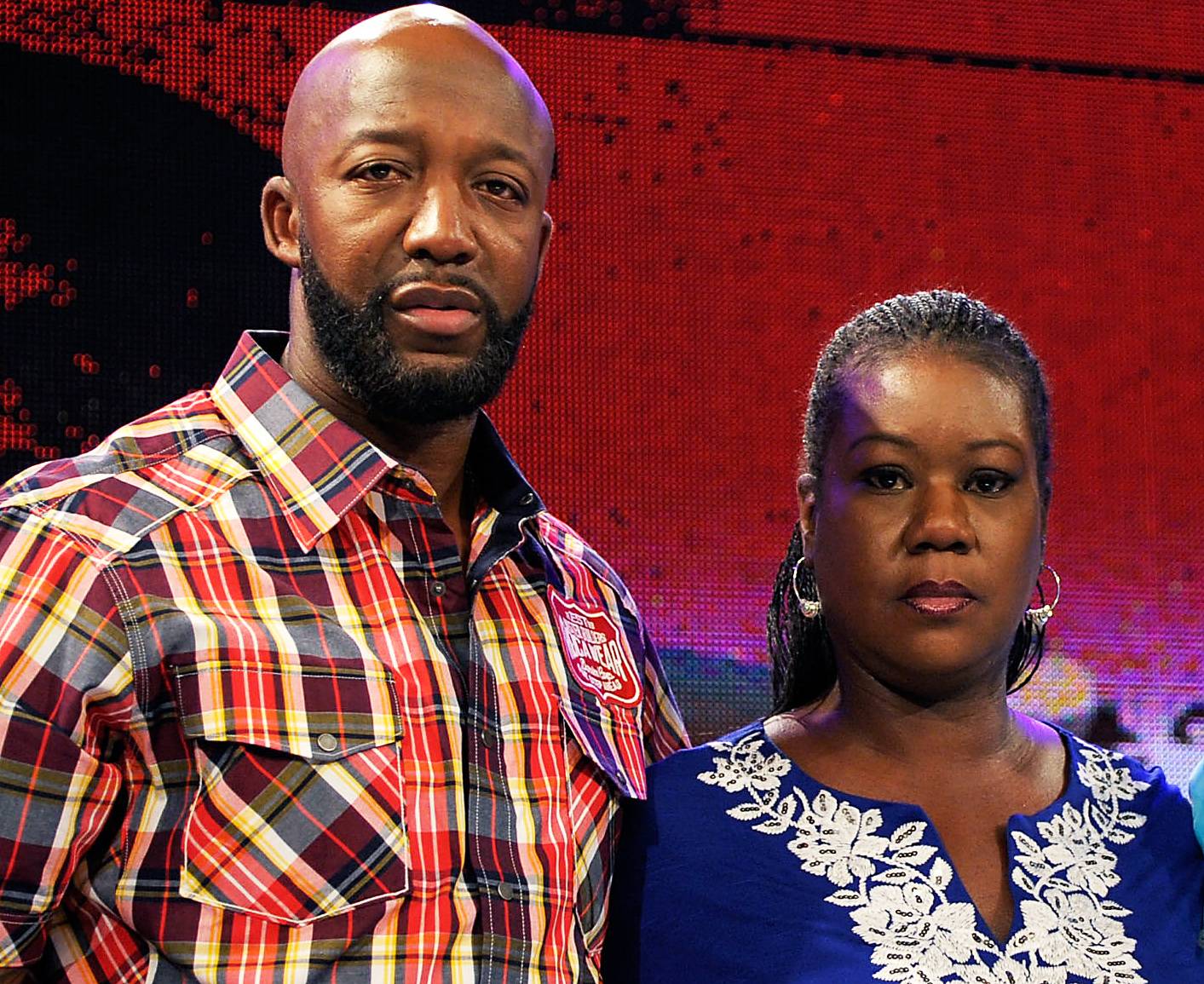 Trayvon's Parents Support Slain Fla. Teen's Family