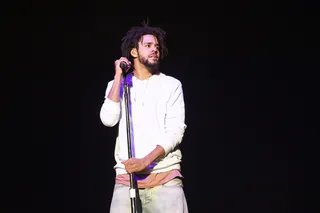 J. COLE&nbsp;&nbsp;&nbsp; &nbsp;&nbsp;&nbsp; - The Forest Hills Drive Tour was unforgettable, phenomenal and magical, to say the least. Cole had the hottest tour of the year, raking in around $16.4 million from the third leg of the tour around North America.  (Photo: C Flanigan/WireImage)&nbsp;&nbsp;&nbsp;&nbsp;&nbsp;