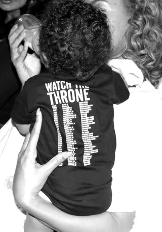 The Throne's Princess - A Watch the Throne tour onesie for baby Blue Ivy? How adorable.&nbsp;  (Photo: Courtesy of Iambeyonce Tumblr)