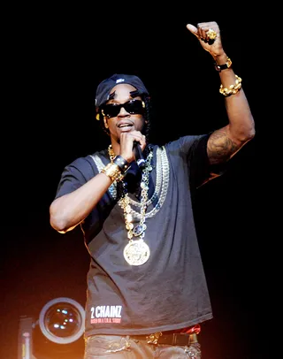 2 Chainz - 2 Chainz's monster breakthrough is undoubtedly one of the biggest stories of the year, and it shows in his whopping nine nominations, for Best Hip Hop Video, Reese’s Perfect Combo Award (Best Collabo), MVP of the Year, Rookie of the Year, Made-You-Look Award (Best Hip Hop Style), Best Club Banger, Sweet 16: Best Featured Verse, Hustler of the Year and the People’s Champ Award Presented by Verizon.&nbsp; (Photo: Kevin Winter/Getty Images)