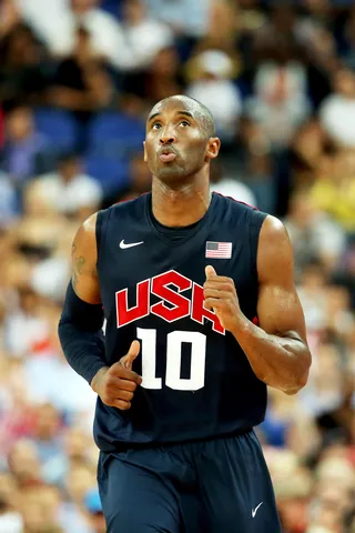 Kobe Bryant - Besides being one of the best basketball players of all time, Kobe is now a two-time Olympic gold medalist!(Photo: Christian Petersen/Getty Images)