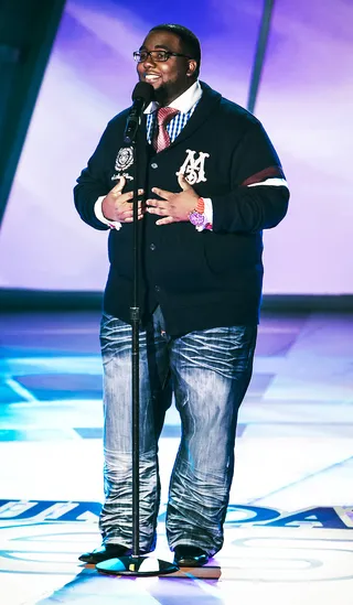 Michael Lampkin - Michael Lampkin performed &quot;Hello Fear&quot; by our host Kirk Franklin.  (Photo: Darnel Williams Photography/BET)