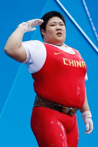 Heaviest Weightlifting 75kg Total (Female) - Athlete: Zhou LuLu  Country: China Date: Aug. 5  (Photo: Jamie Squire/Getty Images)