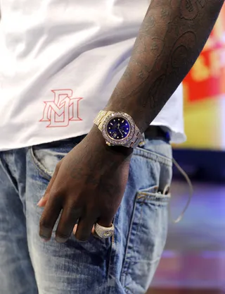 Bling - Ace Hood at 106 &amp; Park, August 9, 2012. (Photo: John Ricard / BET).