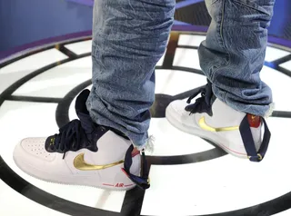 Shoes - Ace Hood at 106 &amp; Park, August 9, 2012. (Photo: John Ricard / BET).