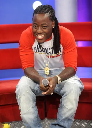 LOL - Ace Hood at 106 &amp; Park, August 9, 2012. (Photo: John Ricard / BET).