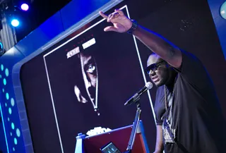 One Love - DJ Fattboi at 106 &amp; Park, August 8, 2012. (Photo: John Ricard / BET)