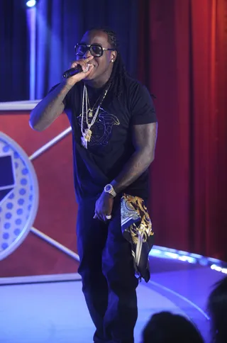 Smooth - Ace Hood performs at 106 &amp; Park, August 8, 2012. (Photo: John Ricard / BET)