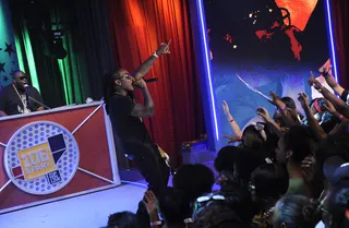 Kicking It - Ace Hood performs at 106 &amp; Park, August 8, 2012. (Photo: John Ricard / BET)