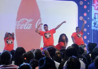 Throw It Back - W.O.W. contestants M.A.D. Skillz at 106 &amp; Park, August 8, 2012. (Photo: John Ricard / BET)