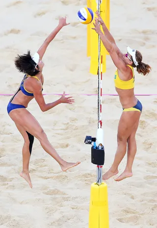 Brazil Takes Volleyball Bronze - Brazil won the women's beach volleyball bronze medal match against China. (Photo: Cameron Spencer/Getty Images)