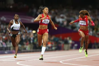 First Solo Gold for Allyson Felix - Allyson Felix won her first individual Olympic gold medal in the women's 200m final. (Photo: Streeter Lecka/Getty Images)