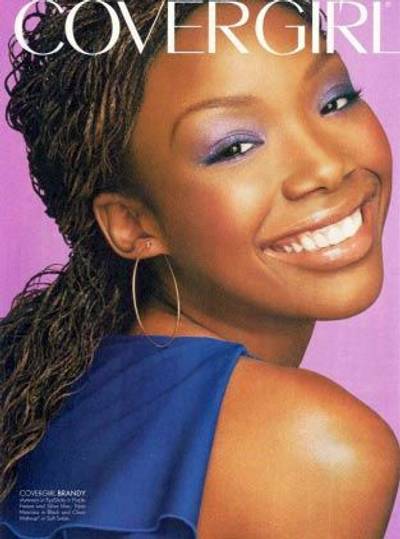 Brandy - Brandy's fresh face began gracing CoverGirl campaigns in 1999.(Photo: CoverGirl)