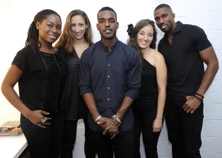 The Band - Luke James and band in the green room at 106 &amp; Park, August 7, 2012. (Photo: John Ricard / BET)