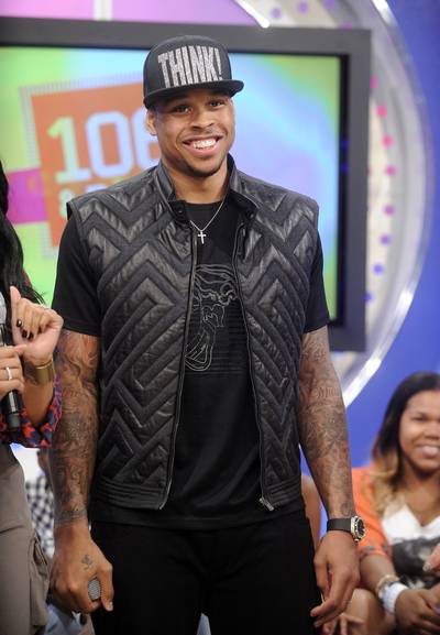 Holla - Shannon Brown at BET's 106 &amp; Park, August 6, 2012. (Photo: John Ricard / BET)
