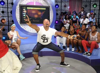 Hug Me - Bruck Up dances at BET's 106 &amp; Park, August 6, 2012. (Photo: John Ricard / BET)