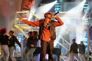God's Son - Hip Hop Awards 2008 - Inaugural I Am Hip Hop Hall of Famer Nas performs onstage, showing us why he's a &quot;Hero&quot; and how &quot;Queens Get the Money.&quot;(Photo: Frank Micelotta/Getty Images for BET)