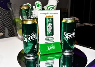 The Limited Edition Sprite Branding #WANNASPRITE - (Photo: Paras Griffin/Getty Images for BET)