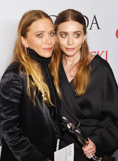 Mary-Kate and Ashley Olsen - Before starting there CDFA Award-winning fashion line, The Row, the twins attended NYU.  (Photo: Larry Busacca/Getty Images)