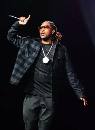 Future: Too Deep for the Caption  - Future is the trap music king! And as you can see, God's been blessing all the trap n*****. (Photo: JLN Photography/WENN.com)