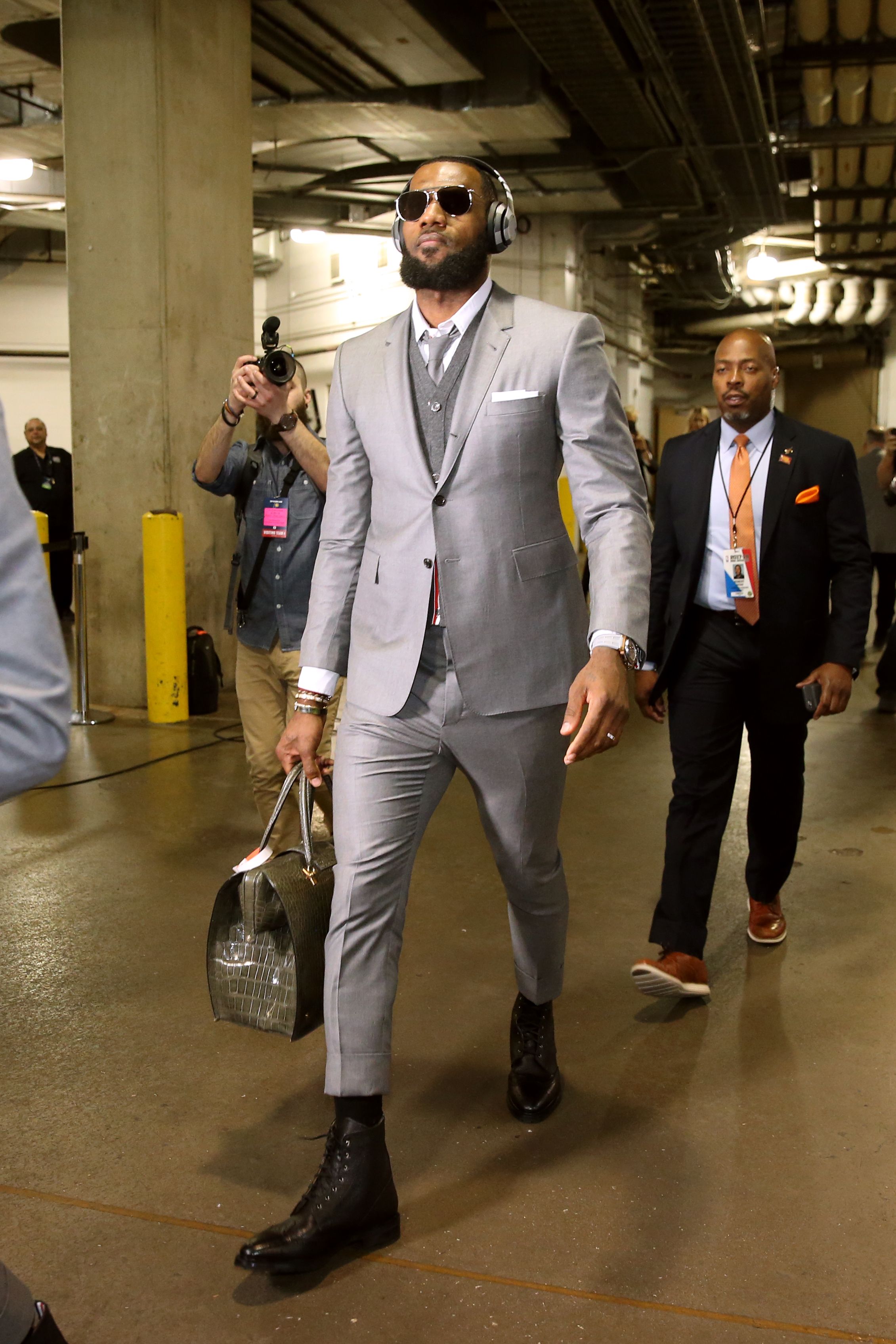 See The 41K Bag And Matching Suits LeBron James & The Cavaliers Wore