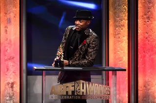 Distinguished Filmmaker - Honoree Will Packer accepts the Distinguished ABFF Alumni award. He continues to praise ABFF for embracing him and giving him the opportunity to have his work showcased as an up-and-coming filmmaker. (Photo: &nbsp;Alberto Rodriguez/BET/Getty Images for BET)