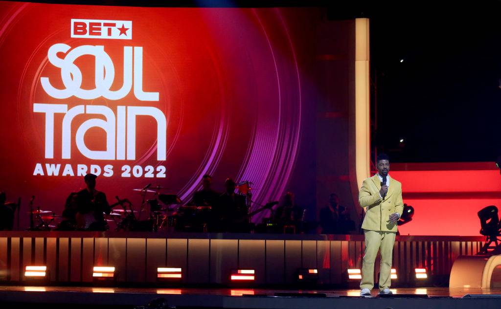 Hosting an awards show Image 1 from Soul Train Awards 2022 Deon Cole