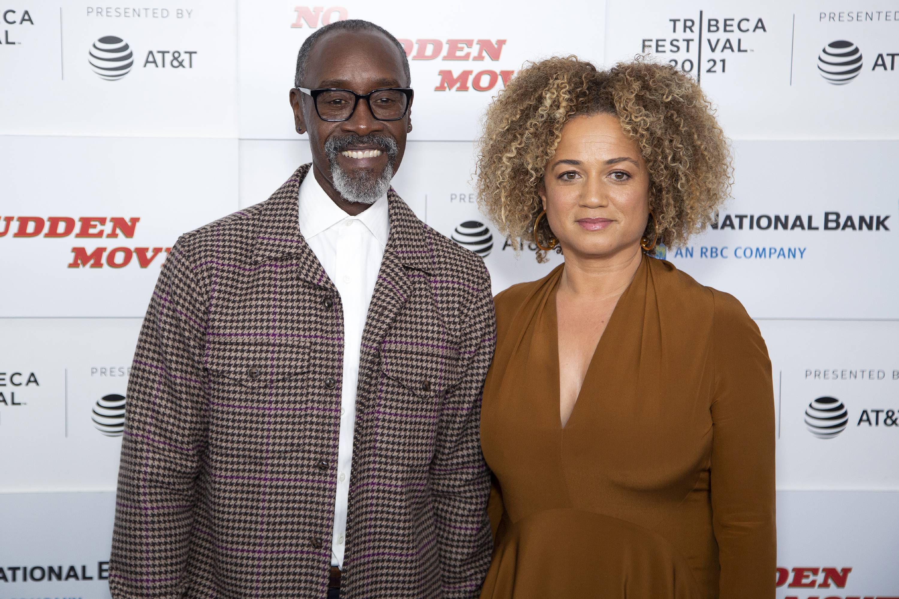 Don Cheadle and Bridgid Coulter on BET Buzz 2021