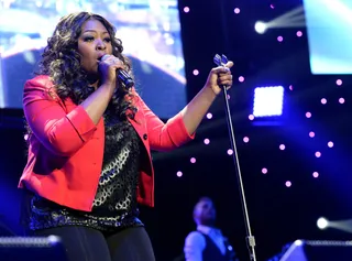 Red Robin - She may be a newcomer but Candice Glover proves that she can go the distance.(Photo: Earl Gibson/BET/Getty Images for BET)