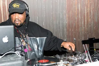 Hip Hop Classic - The legendary MC Afrika Bambaataa serves as DJ for the night's festivities.&nbsp;(Photo: Ryan Kobane, Courtesy of BMF Media)