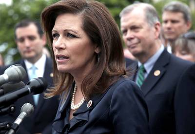Not a Women's Libber - Rep. Michele Bachmann (R-Minnesota) is one of several conservative lawmakers opposed to legislation to open a Women's History Museum on the National Mall. &quot;I rise today in opposition to this bill, because I believe ultimately this museum that will be built on the National Mall, on federal land, will enshrine the radical feminist movement that stands against the pro-life movement, the pro-family movement and pro-traditional marriage movement,&quot; the former presidential candidate said on the House floor. But the bill passed overwhelmingly by a vote of 383-33.(Photo: Alex Wong/Getty Images)