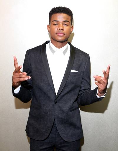 Trevor Jackson - June 28, 2014 - The crowd went wild when Trevor Jackson hit the stage with Diggy Simmons. Watch a clip now!  (Photo: Bennett Raglin/BET/Getty Images for BET)