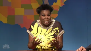 Leslie Jones's controversial joke on SNL: - “Back in the slave days, my love life would have been way better. Massa would have hooked me up with the best brother on the plantation... I would be the number one slave draft pick.”  (Photo: NBC)