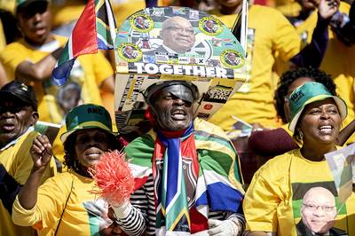 Election Day Draws Near in South Africa - South Africa’s presidential elections will take place on Wednesday. The ruling party, African National Congress, is predicted to emerge victorious, despite President Jacob Zuma’s personal approval rating having sunk to 5.8. &nbsp;(Photo: Gianluigi Gerica/Getty Images)