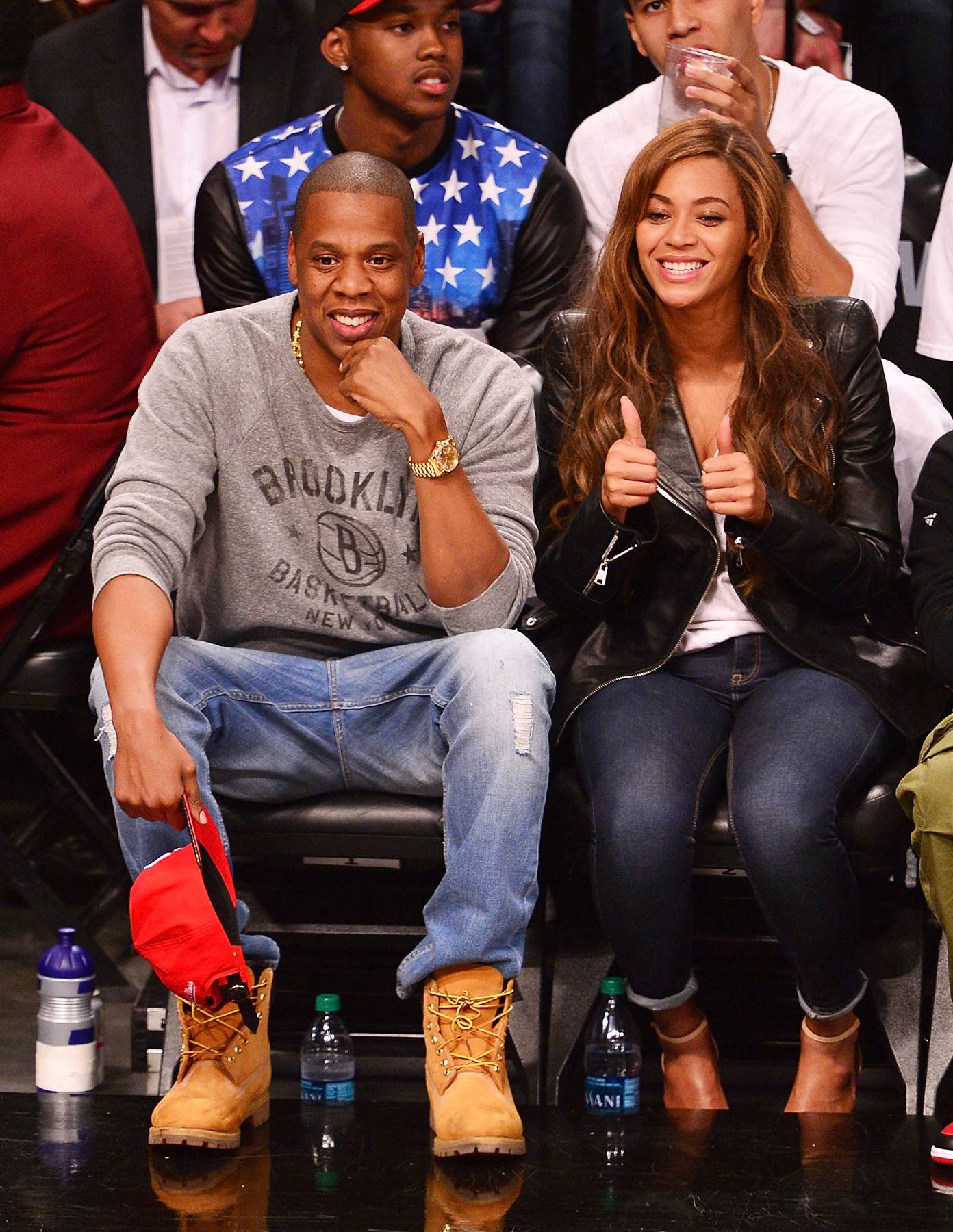Jay Z Beyoncé  Brooklyn Nets Toronto Raptors Barclays Center 
