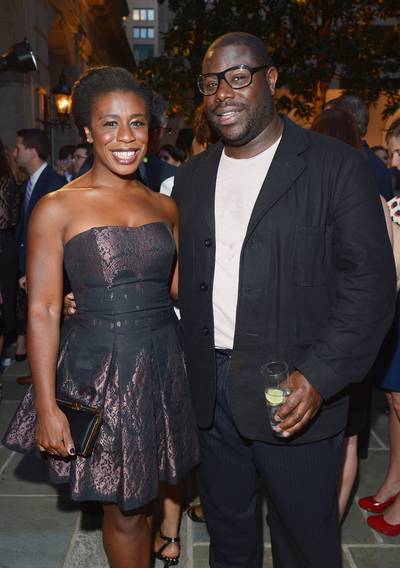 A Night in the Nation's Capitol - Actress Uzo Aduba and Academy Award-winning director Steve McQueen attend the People /Time White House Correspondents' Dinner cocktail party at the St. Regis Hotel in Washington, D.C. (Photo: Michael Loccisano/Getty Images for TIME)
