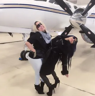 Lady Marmalade - "We independent women, some mistake us for whoresI'm sayin' why spend mine, when I can spend yours?"Disagree? Well that's you and I'm sorry"&nbsp;(Photo: Lil Kim via Instagram)